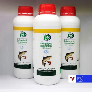 محلول گیاهی آنتی‌بیوفیش (Antibiofish) آبزیان پارس‌ایمن‌دارو - حجم ۱ لیتر